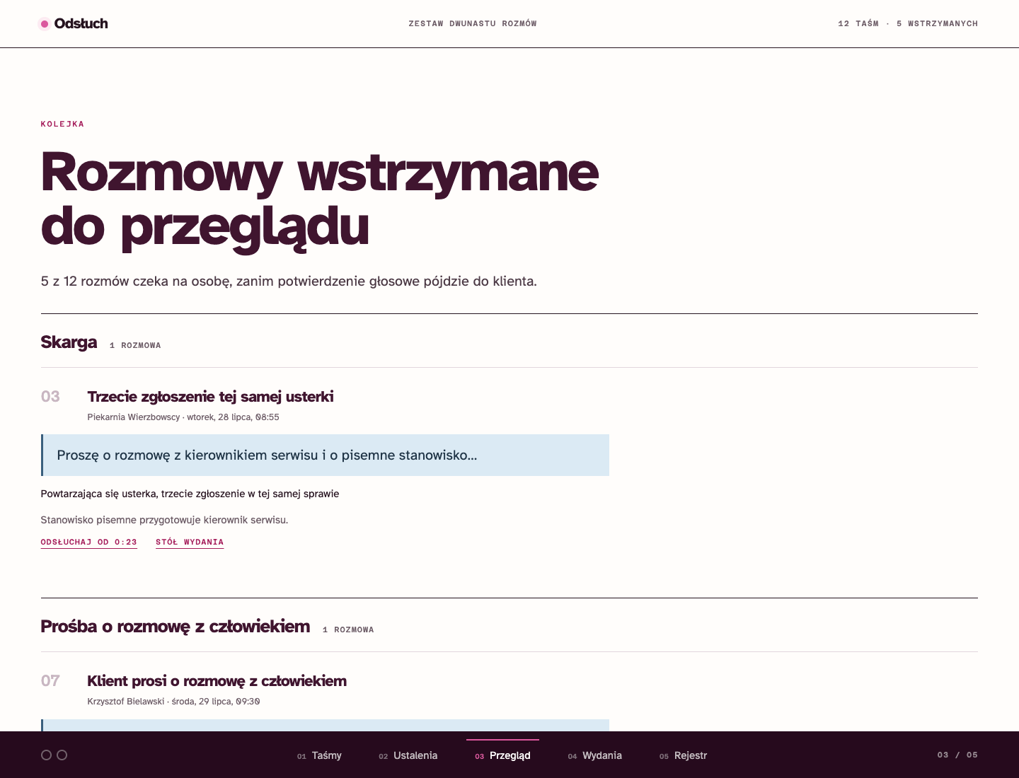 Do przeglądu
